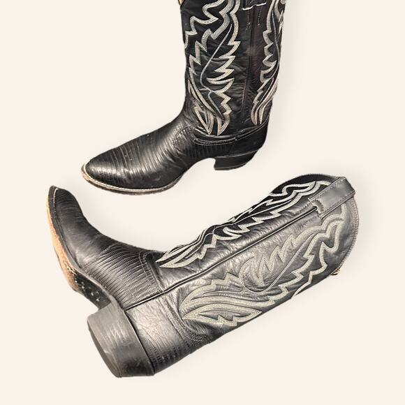 Black Justin Boots Men’s Size 7 | Stamped Imperfect - Picture 2 of 6